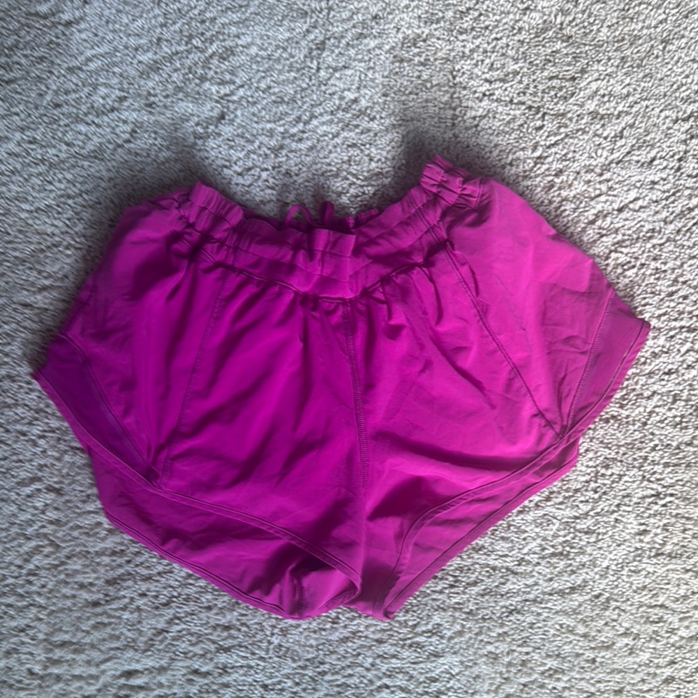 lululemon athletica Magenta Athletic Shorts